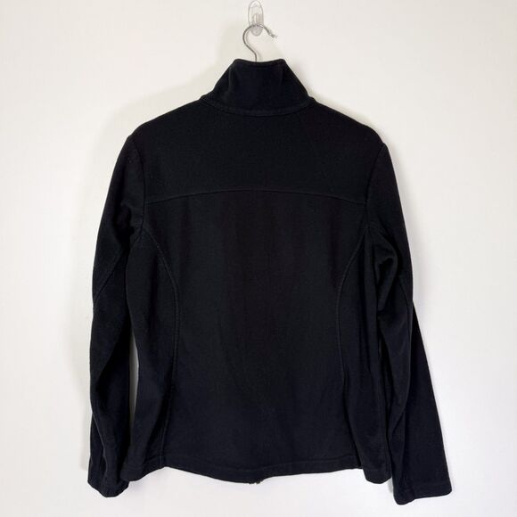 Columbia Women's Fast Trek Fleece Full Zip Fleece Jacket Sz Large Black Classic - Picture 4 of 10